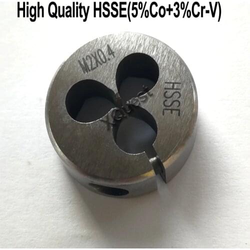 XQuest HSSE Round Split Die M2 M2.2 M2.3 M2.5 M2.6 M3 M3.5 M4 M4.5 M5 M5.5 Adjustable die M6 M7 M8 M9 M10 M12 14 M16 for steel
