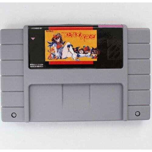 KENDO RAGE 16 bit Big Gray Game Card For NTSC Game Player Drop Shipping
