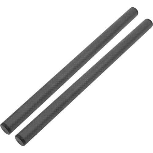 30cm Follow Focus Rig Cage Rod Rail System Carbon Fiber Tube Rod for Camera Camcorder Photo Studio Accessories