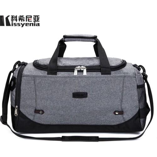 Kissyenia Lightweight Travel Bag Men Large Capacity Luggage Travel Bag Duffel Portable Training Fitness Bag for Women KS1129