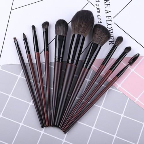 Wooden Foundation Brush Eyebrow Eyeshadow Set Makeup brushes Brush Cosmetic Lady Blending Beauty Tools for Women