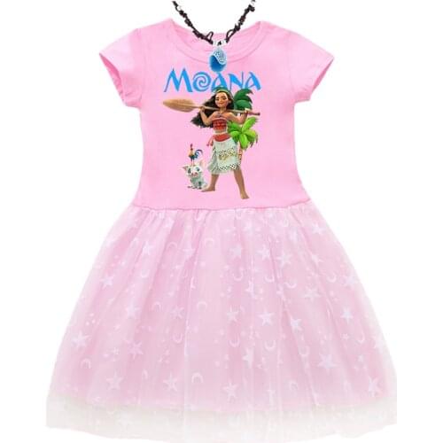 Kids Dress For Girls Children Birthday Party Dress Suits Moana Princess Maui Moyana Hei Pua Vaiana Girls Wedding Dress Vestidos