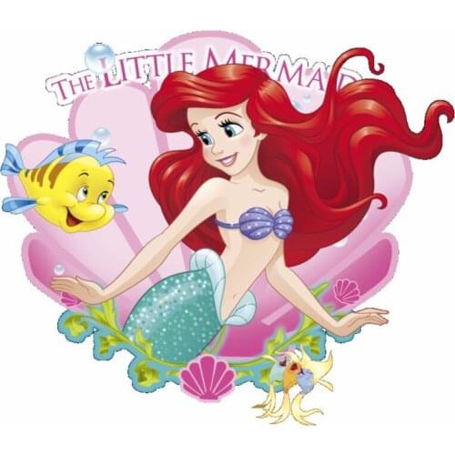 Disney Princess Mermaid for kids Childrens Furniture Wall Stickers For Kids Rooms Decals Vinyl Tree Wall Decals 20*30cm