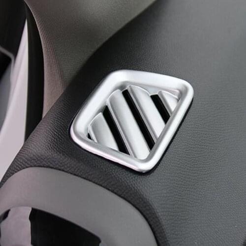 For Citroen C5 Aircross 2017 2018 2019 Interior Chrome Front Air Condition Outlet Vent Molding Cover Cap Trim Accessories