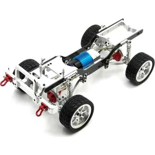 For MN D90 MN-90 MN99S 1/12 RC Car Assembled Metal Frame Chassis Axle Gearbox Pull Rod Set Upgrade Parts Accessories
