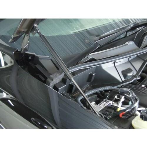 For Nissan Elgrand E52 2010-present Front Bonnet Hood Modify Gas Struts Carbon Fiber Spring Damper Lift Support Absorber