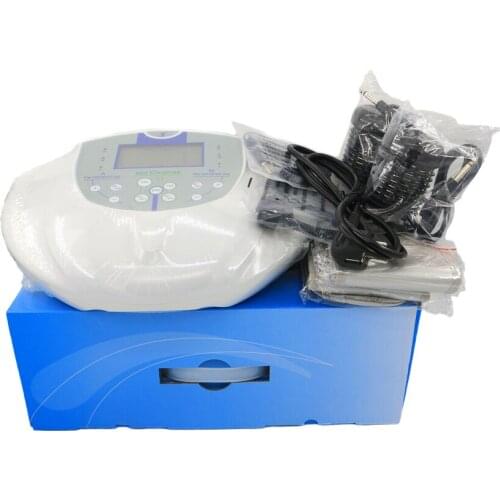 Hot Dual Detox Machine Ionic Cleanse Ionic Detox Foot Spa Salon Spa Machine Foot Bath With FIR Belt Cell Cleanse 4pcs By DHL B02