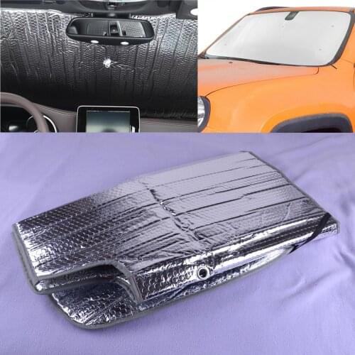 DWCX Car Front Windshield Visor Anti-UV Sunshade Heat Shield Fit For Jeep Renegade 2015 2016 2017 2018 2019