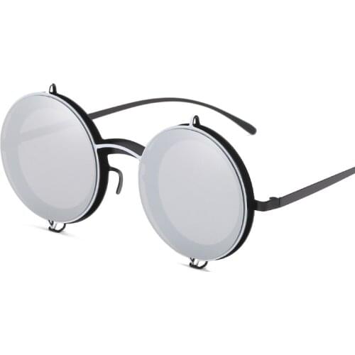 Round Metal Sunglasses Fashion Women Glasses