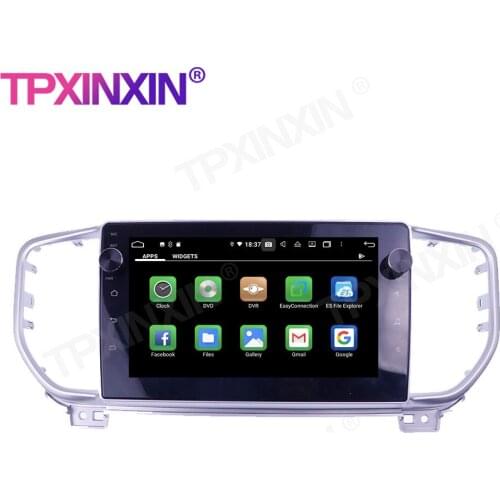 For Kia KX5 2016-2018 DSP 4+128G Android 10.0 GPS IPS Car GPS Multimedia Player Head unit Audio Radio Navigtion Tape Recorder