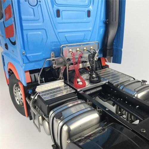 Metal Welding Cab Linking Pressure Tube Wire with Holder Set for 1/14 Tamiya 3363 RC Car Spare Parts