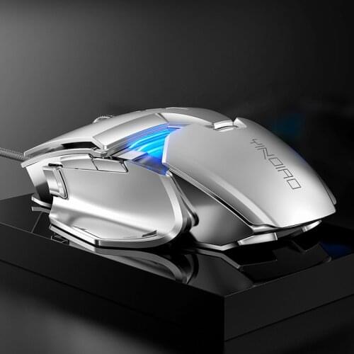 E-sports game macro pressure gun mouse computer accessories wired mechanical water-cooled gaming mouse 8 files adjustable dpi