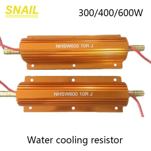Water cooled resistor,300w 400w 600w,resistor for intermediate frequency furnace,No induction,Aluminum housed resistor