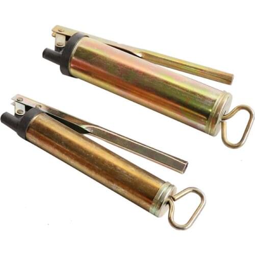 200CC/400CC Manual Grease Gun Metal Pipe Butter Gun Syringe Oil Gun Auto Repair Lubrication Tool Kit For Car SUV Truck Excavator