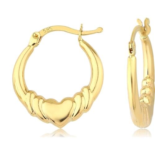 14k Hoop Earrings W4E28107
