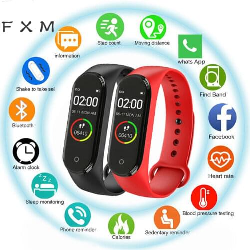 Hot New Men Smart Sports Blood Pressure Heart Rate Monitor With Watch Men And Women Monitor Multi-Function Waterproof Bracelet