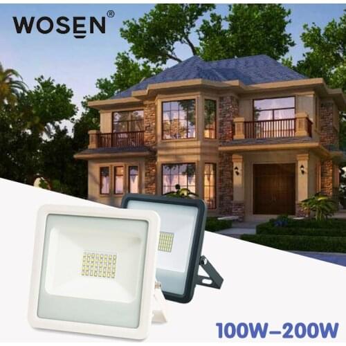 LED Floodlight 100W 150W 200W Ultra-thin LED Flood Light Spotlight Outdoor 110V/220V IP68Waterproof Outdoor Garden Lamp