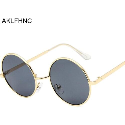 Round Sunglasses Women 2019 High Quality Mirror Vintage Sun Glasses Female Brand Designer Oculos De Sol Feminino