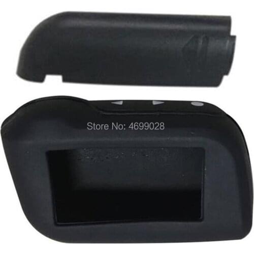 10PCS/lot A93 silicone Case + battery cover For 10 PCS Two Way Car Alarm Starline A93 A63 A39 A36 LCD Remote Control Keychain