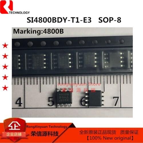 10 pcs/lot SI4800BDY-T1-E3 4800B SOP-8 SI4800BDY-T1 SI4800BDY SI4800B SI4800BDY-T1-GE3 MOSFET N-CH 30V 6.5A 100% New original
