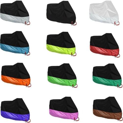 12 Colors Motorcycle Cover UV Protection All Season Scooter Outdoor Cover Jacket Universal Dustproof For Motorcycle Waterpr I6E1