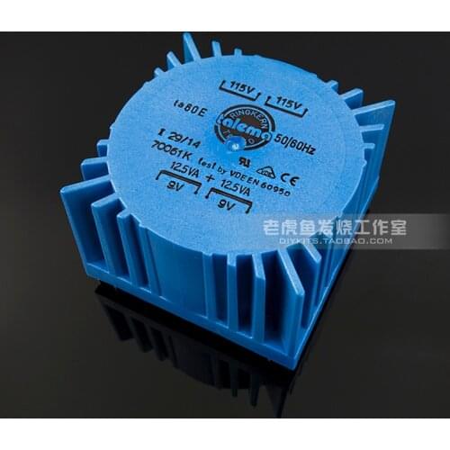 25VA new TALEMA Sealed Transformer Square PCB board input 115V*2 output 15V 18V 22V for choose