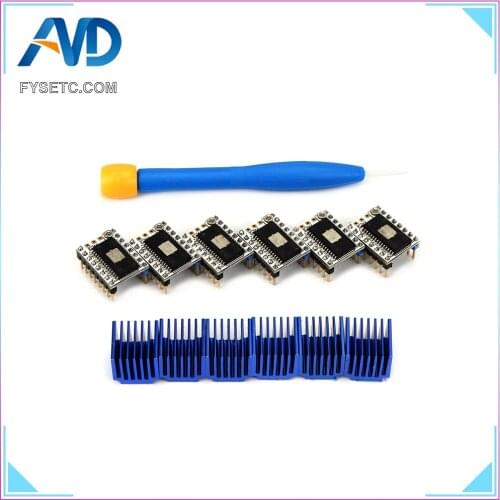 6pcs Stepstick S6128 V1.1 Stepper Motor Driver 3D Printer THB6128 Chip Up To 2.2A Peak Drive Current Replace SD8825 A4988 A4983