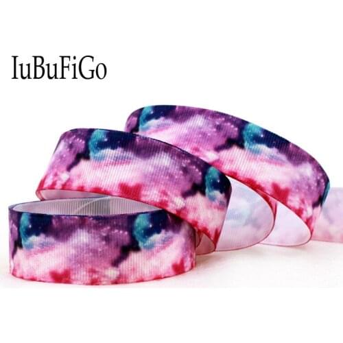 80 yards 7/8" Gradient color Printed Grosgrain ribbon 22mm ribbons DIY Handmade Tape