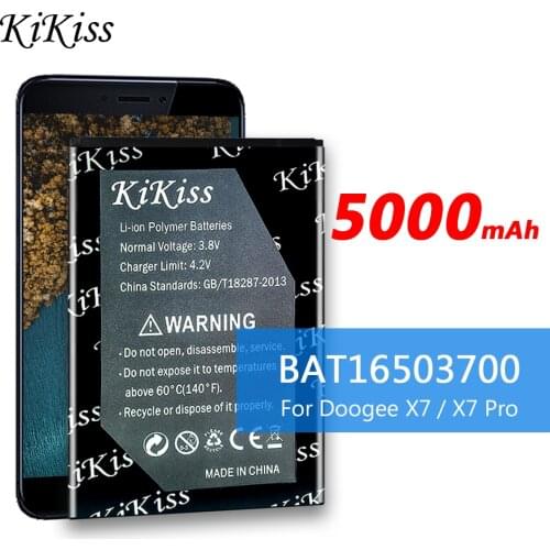 For Doogee X7 X7 Pro Battery Batterie Accumulator BAT16503700 5000mAh High Capacity Bateria Batterij For Doogee X 7 X7Pro