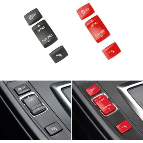 1PCS Car Console Electric Eye Non-slip Sport ECO PRO Switch Button for BMW 1/2/3/4 Series F20 F21 F22 F30 F33 F35 2012-2018