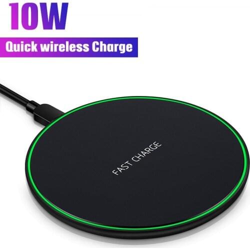 5V/2A 10W Wireless Charger Qi Smart Quick Charge Fast Charger for Mi MIX 2S iPhone X XR XS 8 plus For Sumsung Galaxy S9 S10