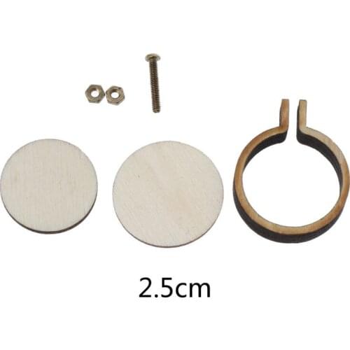 DIY Wooden Cross Stitch Hoop Mini Ring Embroidery Circle Sewing Kit Frame Craft