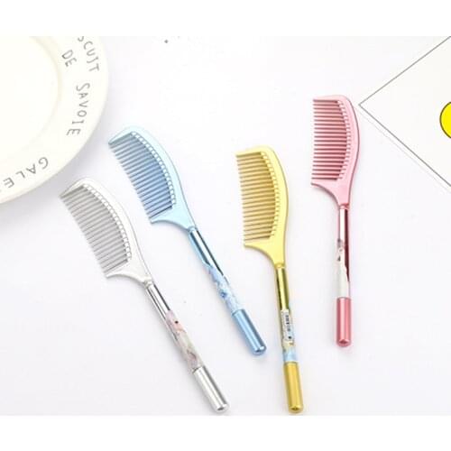 Ellen Brook 1 Pcs Stationery Kawaii Cute Lovely Candy Comb Gel Pens Student School Supply Creative Office Gift