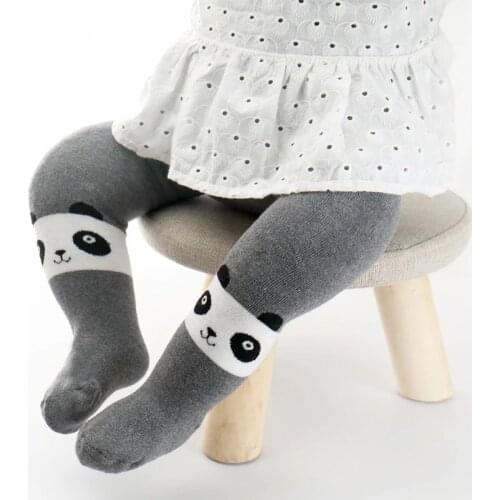 Toddler Cotton Winter Pantyhose Girl boy kids children Cute Tights Newborn Baby Infant Thermal Terry Thick Warm Cartoon Fox Pant