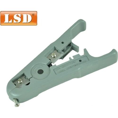 Utp/stp cable stripping tool,rj45 cable wire stripper cutter with an adjustable knob LS-S501A