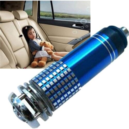 Car Fresh Air Ionic Purifier Oxygen Bar Ozone Ionizer Cleaner Accessories Kit Random Color