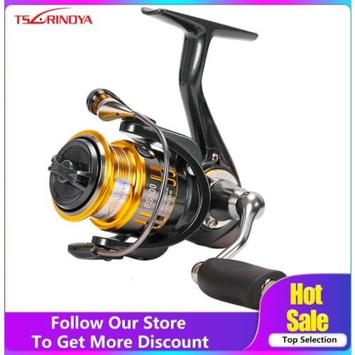 Tsurinoya FS 800 1000 2000 Carp Spinning Fishing Reel Shallow Spool Surfing Bait Freshwater Saltwater Fishing Spinning Reels