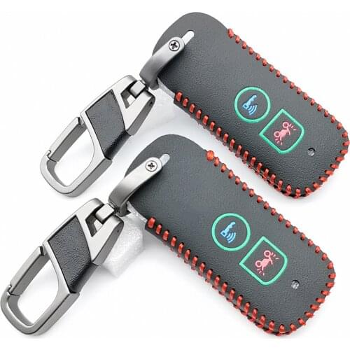 Hot Sale 2 Button Leather Key Case For Honda X Adv Sh 300 150 125 Forza 300 125 PCX150 2018 Motorcycle Scooter Smart Key Cover