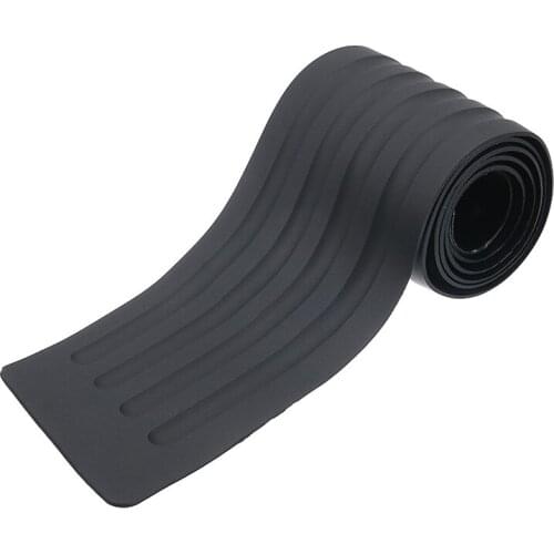 Mayitr 1pc 90*8cm Universal Car Sill Plate Protector PVC Rubber Auto Bumper Cover Guard Trim for Car Exterior Styling Mouldings