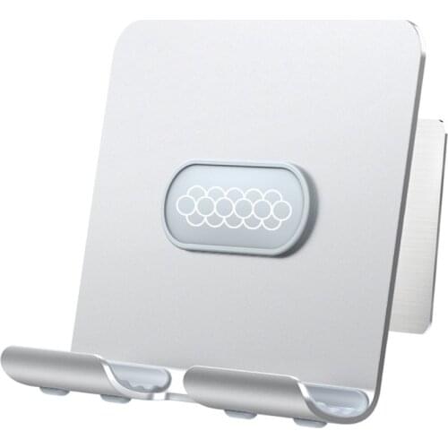 Hole Free Metal Phone Holder Wall Mount iPad Holder Universal Wall Phone Bracket Multi Angle Adjustable Wall iPad Stand