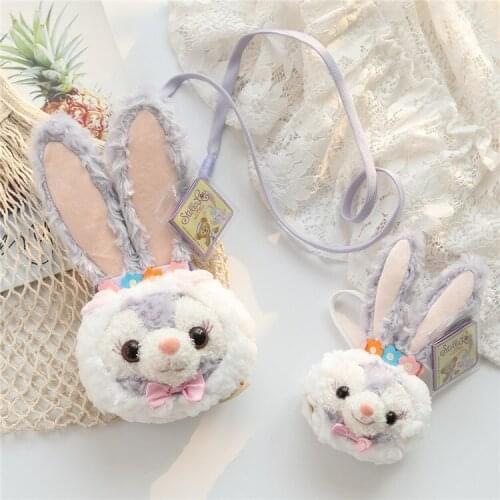 2021 Disney Mini Bag Stella Rabbit Star Dale Crossbody Bag Plush Purse Messenger Bag