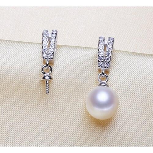 Fashion Pearl Earrings Mountings, Earrings Findings, Earrings Settings Jewelry Parts Fittings Drop Earrings Accessories