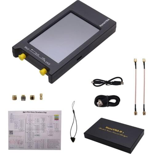 4 Inch 50KHz-1.5GHz Vector Analyzer Web NanoVNA-H4 Antenna Analyzer Shortwave
