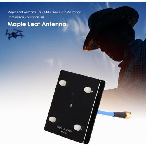 5.8G 14dBi High Gain Directional Patch Antenna Panel Antenna RP- SMA/SMA for Fixed-wing FPV Racing Drone Quadcopter Multicopter