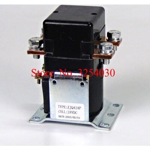 Supplying China Manufacturing 24V 225A DC Power Contactor ZJQ424P Replacing Original GE300 For EV100 DC Power Contactor