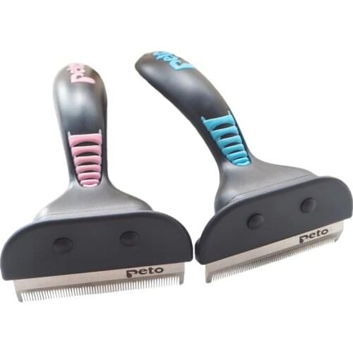 Pet Hair Deshedding Comb Dog Cat Hair Removal Brush Cats Grooming Tools Dog Hair Trimmer Comb for Pet Cleaning Combs Supplies