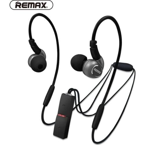 REMAX Bluetooth Earphone Neckband Sport Magnet Stereo Heavy Bass Running Headphone Pendant with Microphone for smartphone RB-S8