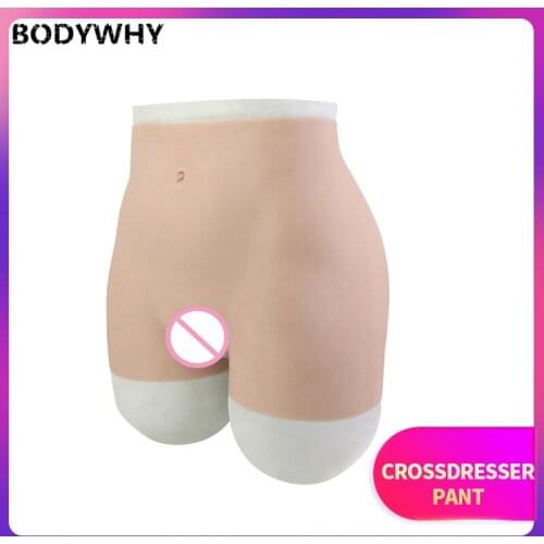 Crossdresser Silicone Pants with Artificial Penetrable Fake Vagina Transgender Realistic Underwear Shemale Body Shapewear