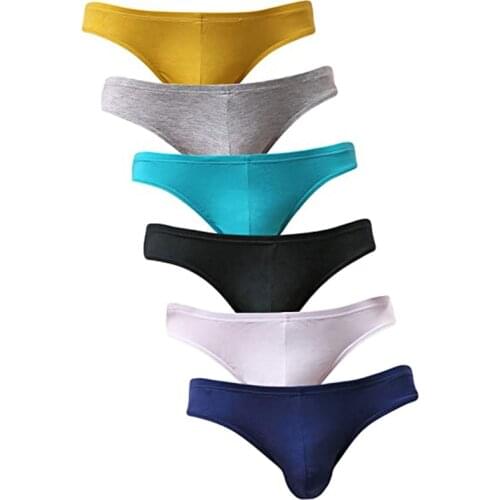 Men Briefs Sexy Panties Gym Ice Silk Man Low Rise Seamless Breathable Sports Casual Underwear