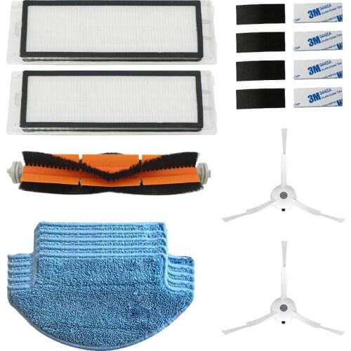 Packaging Part Pack Side Brushes HEPA Filter Roller brush for Xiaomi Robot Vacuum Cleaner Parts Spare Parts Kits